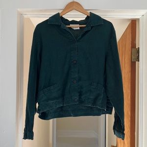 Cropped Eileen Fisher button down